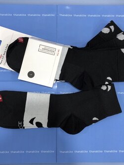 ถุงเท้า ปั่นจักรยาน Bontrager สีดำ รุ่น Race ยาว 2.5”