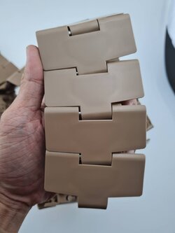 Har820TAB-K325 curve top chain สายพานลำเลียง(Conveyer) ขวดในโรงงานอุตสาหกรรมเป่าขวดหรือโรงงานผลิตน้ำแบบโค้ง