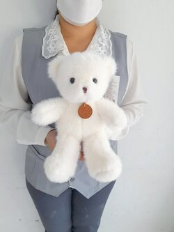 ตุ๊กตาหมี 30 cm. (สีขาว)