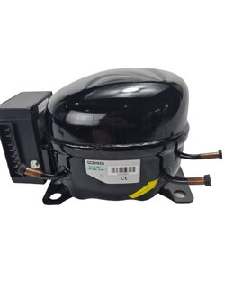 QDZH65G คอมเพรสเซอร์ไฟฟ้ากระแสตรง 12/24V สารทำความเย็น R134a สำหรับตู้แช่ตู้เย็นใช้ไฟโซล่าเซลล์