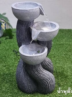 น้ำพุตั้งพื้น รุ่นรหัสสินค้า25031 น้ำพุแต่งบ้านน้ำพุจัดสวนสวยๆ น้ำตกสำเร็จรูป