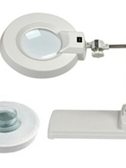 โคมไฟแว่นขยายแบบตั้งโต๊ะ 20x (Double Lens) แบบ XY