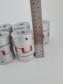 ไทย Jaw Coupling CTA 65 ยาว 90 มิลลิเมตร คัปปลิ้ง (ยอย)ประกบเพลา สำหรับเครื่อง CNC เครื่อง3D print และใช้ส่งกำลังเพลาและมอเตอร์(ลิ่ม)