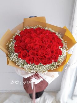 ช่อดอกกุหลาบ 40 ดอก