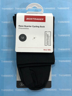 ถุงเท้า BONTRAGER รุ่น RACE QUARTER Cycling Sock SizeM