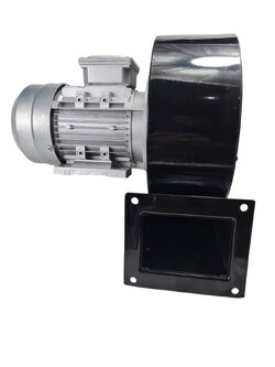 พัดลมโบลเวอร์ แบบกรงกระลอก ขนาด 1 แรงม้า ไฟ380V ท่อออก 4 นิ้วท่อเข้า 6 นิ้ว Centrifugal Air blower
