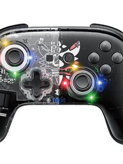 จอยเกมมิ่งไร้สาย Onikuma Sa-me ลวดลายสวยมีไฟ ต่อคอม ต่อมือถือได้