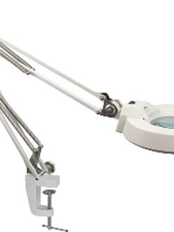 โคมไฟแว่นขยายแบบหนีบ 10x