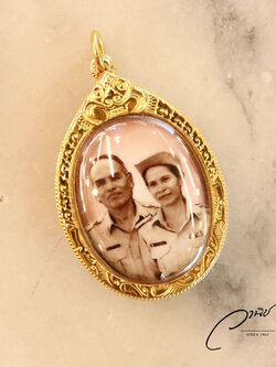 รับทำล็อกเก็ตเลี่ยมทอง ล็อกเก็ตรูปภาพ ล็อกเก็ตรูปพ่อแม่ จี้ล็อกเก็ต Gold Locket