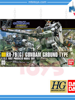 **MTS Toys**กันดั้ม HGUC 1/144 Gundam : RX-79[G] Gundam Ground Type 1/144