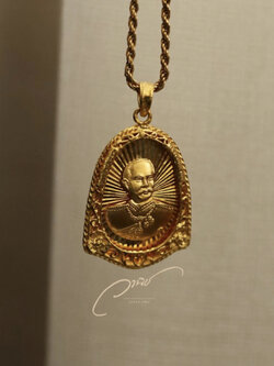 จี้ทองคำ 96.5% “รัชกาลที่๕” งานแกะลายพรีเมี่ยม