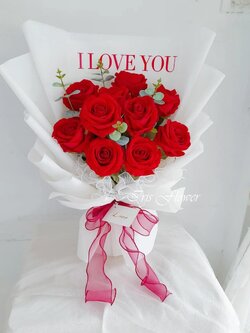 ช่อดอกกุหลาบกำมะหยี่ (มีสินค้าพร้อมจำหน่าย)