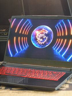 โน๊ตบุ๊คเล่นเกมมือสอง MSI GF63 Thin 12VE-048TH i5-12450H RAM 16 GB M.2 512GB RTX4050