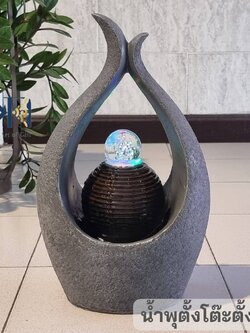 น้ำพุ น้ำล้นตั้งโต๊ะตั้งพื้น รุ่น23053 ขนาดกลางตกแต่งบ้าน เสริมฮวงจุ้ย จัดสวนที่ทำงานหน้าบ้าน ให้เป็นของขวัญมงคล