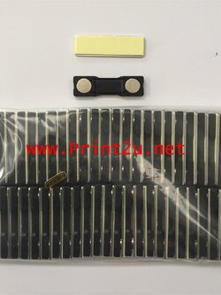 เเม่เหล็กเเรงสูงติดป้ายชื่อ ขนาด 4cm มีกาว