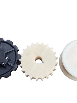 Har820 CNC machine sprocket idler sprocket diameter 129mm ลูกล้อตามใช้กับTop chain 820 ส่งภายในประเทศไทย