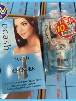 ทรีทเม้นท์ ดีแคช ดีเฟนเดอร์ แบบซอง Dcash Defender Keratin 3D Extra Shine Hair Treatment 1แถม1
