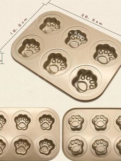 ถาดหลุม 6ช่อง เท้าสุนัข 0 กก.