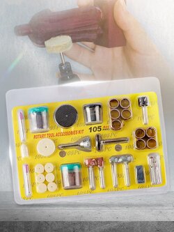 รหัสสินค้า 221 ชุดอุปกรณ์ สำหรับขัดแต่ง ชิ้นงาน 105 ชิ้น