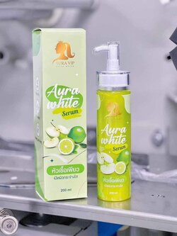 หัวเชื้อเพียว แบรนด์ออร่าไบร์ท เซรั่มเปิดผิวขาว200ml