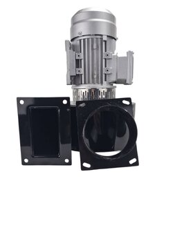 โบเวอร์ดูดและเป่าอากาศ Blower ขนาด0.5แรงม้า(370W)ไฟ 220V Air blower กรงกระลอกทนความร้อน 200องศา