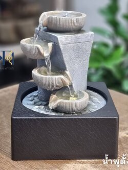 น้ำพุตั้งโต๊ะ รุ่นรหัส1206643L น้ำล้นตั้งโต๊ะเสริมฮวงจุ้ย น้ำพุตั้งโต๊ะร้านค้า น้ำล้นแต่งบ้าน