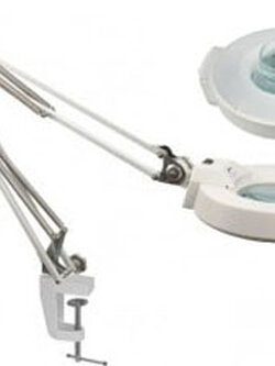 โคมไฟแว่นขยายแบบหนีบ 20x (Double Lens)