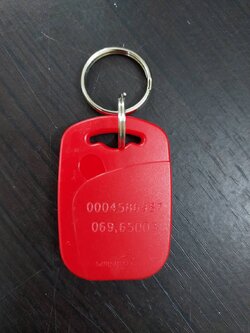 คีย์การ์ดพวงกุญแจ Mango สีแดง