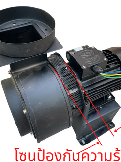 โบเวอร์หอยโข่งทนความร้อนสูง CTA 340H ขนาด1/2 แรงม้า 220โวลต์ ใช้ดูดอากาศที่มีอุณหภูมิสูง Hot Air Blower.