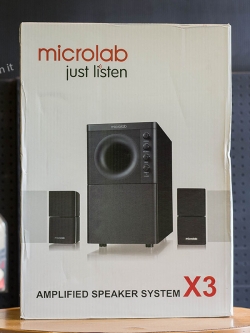 Microlab X3 2.1 ลำโพงเบสแน่นๆ