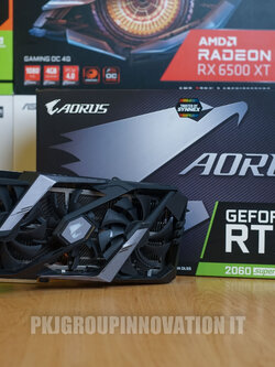 การ์ดจอ RTX2060 SUPER /8GB GIGABYTE AORUS พร้อมใช้งาน
