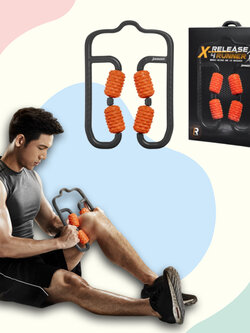 อุปกรณ์นวด คลายกล้ามเนื้อ ขา น่อง ลูกกลิ้งนวด Jason สำหรับก่อน และหลังการวิ่ง หรือออกกำลังกาย อุปกรณ์ฟิตเนส อุปกรณ์บริหารน่อง รุ่น Fit-006