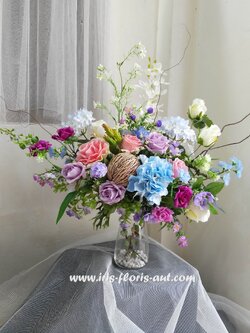 แจกันดอกไม้ประดิษฐ์ พร้อมจัดส่ง