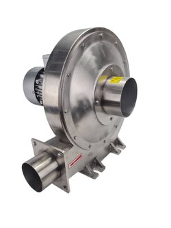 พัดลมโบเวอร์หอยโข่งสแตนเลส304 ขนาด 0.5แรงม้า ไฟ380V ทนกัดกร่อนสูงและทนความร้อนสูง