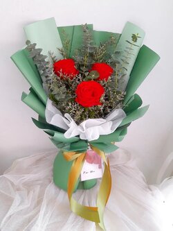 ช่อดอกกุหลาบ 1 ดอก