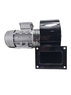 โบเวอร์ดูดและเป่าอากาศ Blower ขนาด0.5แรงม้า(370W)ไฟ 380V Air blowerกรงกระลอกทนความร้อน200องศา