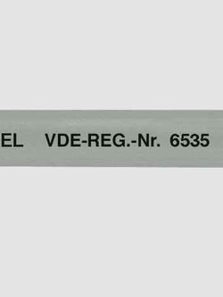 (H)05VV5-F ((N)YSLYÖ-JZ) flexible, number coded, oil resistant, meter marking
