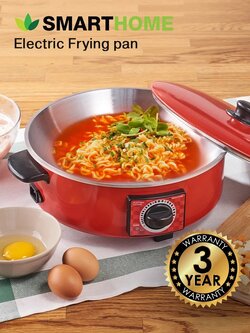 รหัสสินค้า 218 กระทะไฟฟ้าอเนกประสงค์ SMARTHOME รับประกัน 3 ปี จากบริษัทผู้ผลิต