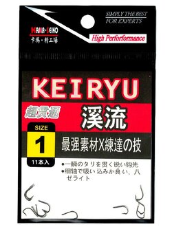 เบ็ดทรงเคริว KAMASEIKO Keiryu ตกปลาเล็ก ปลาสลิด ปลาสร้อย