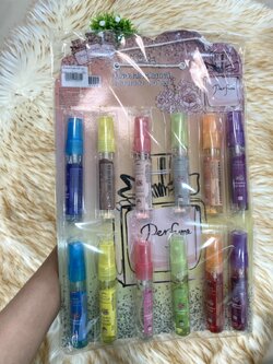 น้ำหอม สไตล์เกาหลี (1แผงมี12กลิ่น) หอมนาน8ชั่วโมง 20ml.ขวดใหญ่