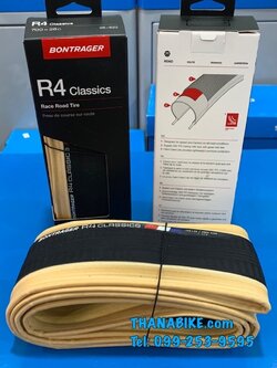 Sale ยางนอก เสือหมอบ Bontrager R4 Classics 700*28C ขอบพับขอบแก้ว