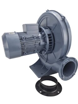 Industrial Centrifugal Fan (Heat) พัดลมโบลเวอร์สำหรับดูดอากาศร้อน 200 องศา 1HP 380V ใช้ในงานอบร้อนหรือเป่าแห้ง โบเวอร์หอยโข่ง ทนความร้อนสูง โบเวอร์เตาอบ