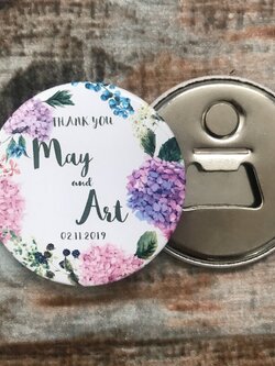 ที่เปิดขวด หลังแม่เหล็ก ติดตู้เย็น วงกลม สี่เหลี่ยม และวงรี