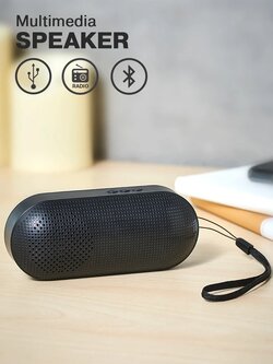 รหัสสินค้า 210 ลำโพง Bluetooth สีดำ