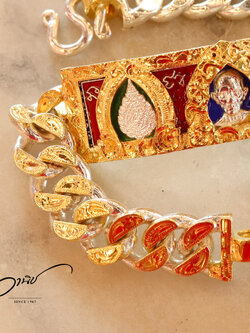 รับเลี่ยมกรอบทองเลสหลวงพ่อรวย รับปิดแผ่นทองสายเลสหลวงพ่อรวย รับเปลี่ยนสายเลสหลวงพ่อรวย By WANICH