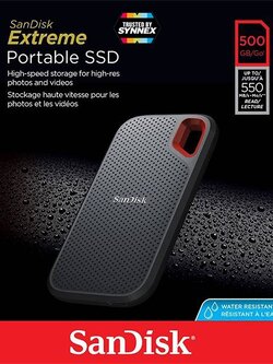 SSD External 500GB Sandisk Extreme