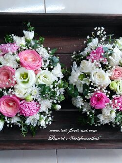 ดอกไม้สด ประดับโต๊ะ จัดสถานที่