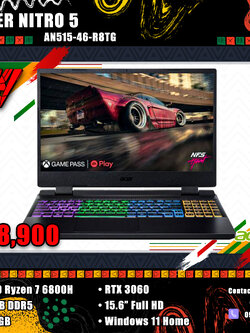 โน๊ตบุ๊คเล่นเกมมือหนึ่ง ACER NITRO 5 AN515-46-R8TG สเปคแรงสุดใจ