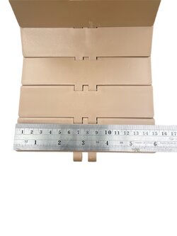 820-K600 Straight Top chain width 152.4 mm Pitch 38.1mm POM material Brow color สายพานลำเลียง(Conveyer) ขวดในโรงงานอุตสาหกรรมเป่าขวดหรือโรงงานผลิตน้ำ