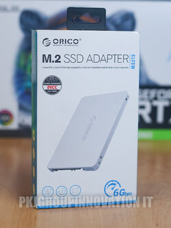 ที่เก็บข้อมูลมือสอง ORICO MS2TS M.2 NGFF/MSATA to SATA Convertor Silver มือสอง